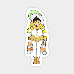 Little Nemo in Costume (White and Yellow) Magnet