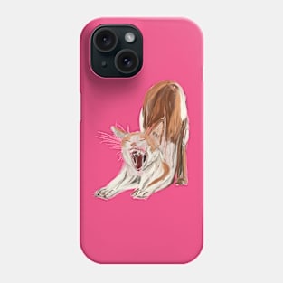 Yawning Cat Phone Case