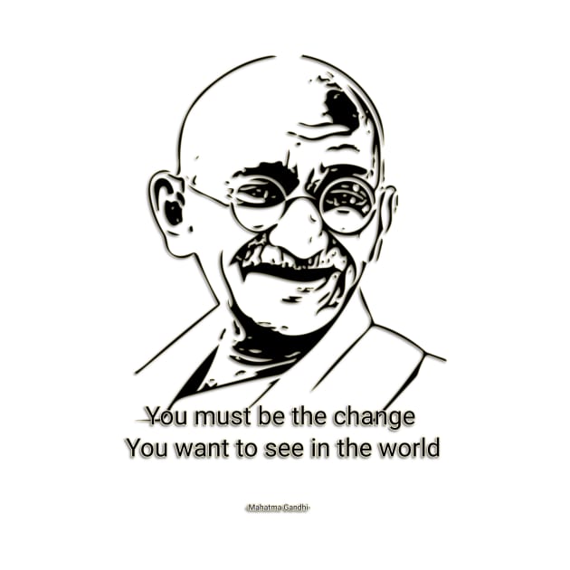 Mahatma gandhi quote by ZerkanYolo