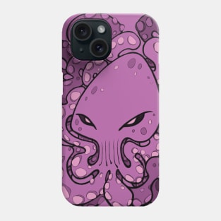 Octopus Squid Kraken Cthulhu Sea Creature - Spring Crocus Pink Phone Case