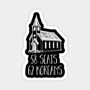 58 Seats 62 Koreans Magnet