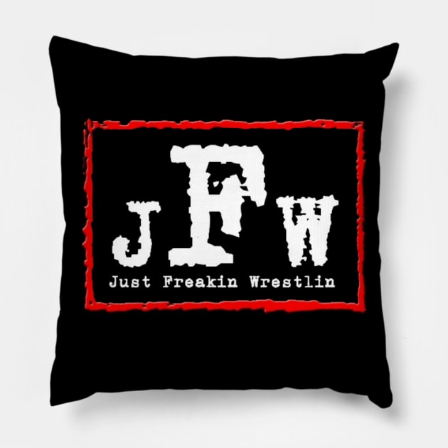 JFW Podcast Official Logo Pillow by FreakNetStudios