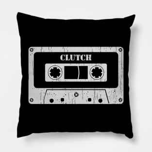 Clutch - Vintage Cassette White Pillow