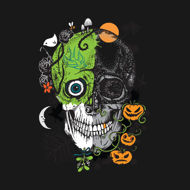 Discover The Seasons of My Mind - Skull Face - T-Shirt