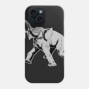 Elephant Charging - Animals of Nature Phone Case