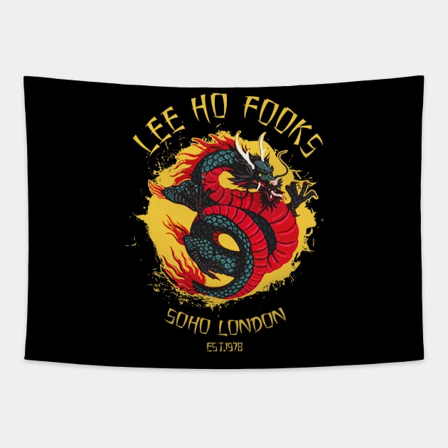 lee ho fooks dragon Tapestry by GW ART Ilustration