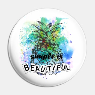 Simple is beautiful Pin