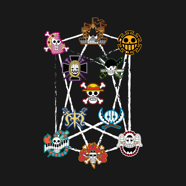 Eleven Supernova Worst Generation Pirates Logo by AnimeTee