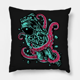 Astronaut Octopus Pillow