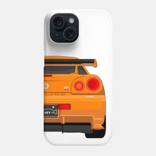 GTR R34 ORANGE Phone Case