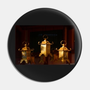 Three Lanterns Pin