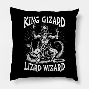 King Gizzard & The Lizard Wizard - Fan made design Pillow