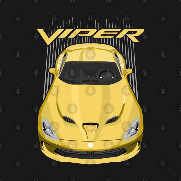 Viper SRT-yellow by V8social
