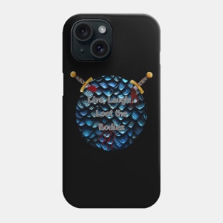 Dragon Scales and Swords: Live, Laugh, Loot the Bodies - Fantasy RPG Phone Case