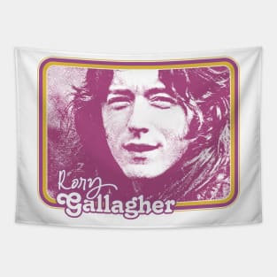 Rory Gallagher // Retro Tribute Fanart Design Tapestry