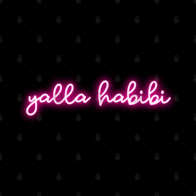 yalla habibi - neon pink by habibitravels