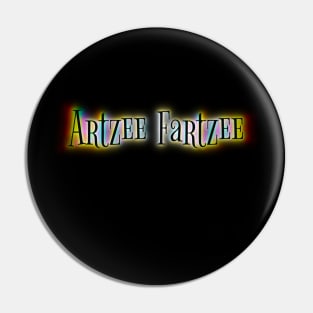ARTZEE FARTZEE logo Pin