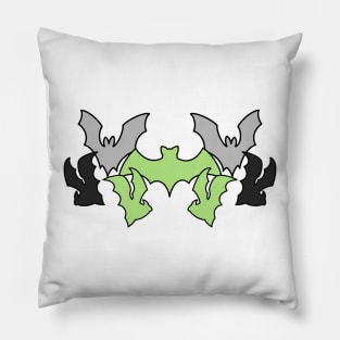 Pride Bats Agender Pillow