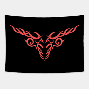 Demonic Tattoo Art Design Tapestry