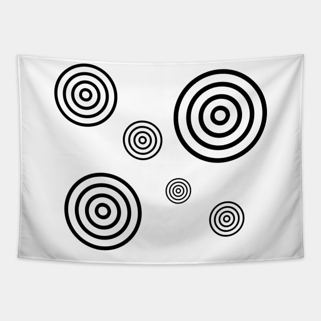 black target archery design Tapestry by Artistic_st