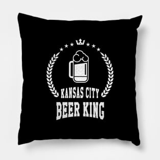 Kansas City, Missouri - MO  Beer King Pillow