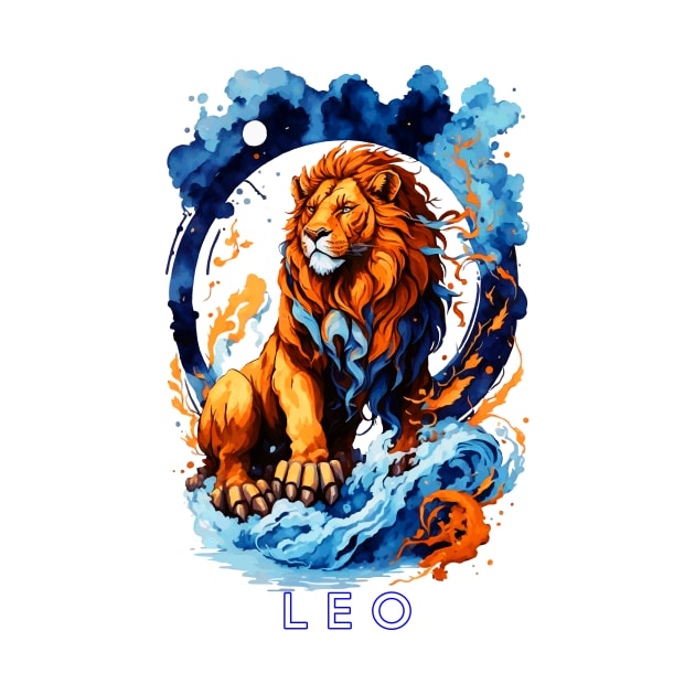 Zodiac sign Leo T-shirt by Emotiondesign