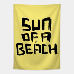 Sun Of A Beach, word play for Beach Summer Tapestry