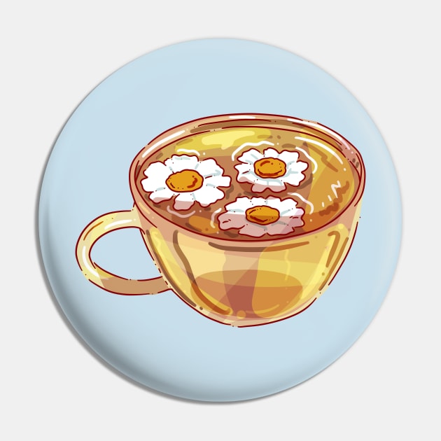 Chamomile Tea Pin by saradaboru