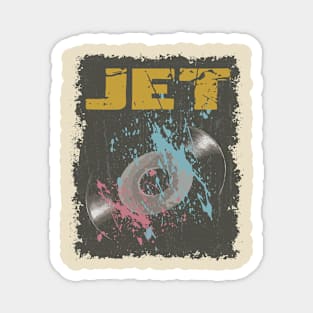 Jet Vintage Vynil Magnet