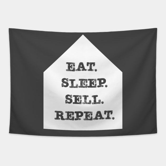 eat sleep sell repeat Tapestry by 4thelove