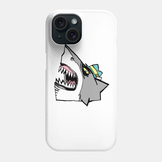 SHARK DETECTIVE Phone Case by Jim Mahfood