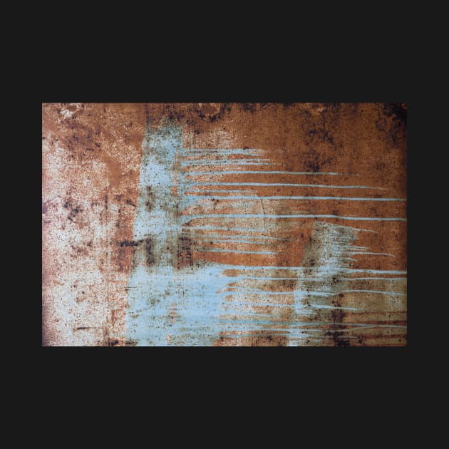 Rusted out sheet by textural