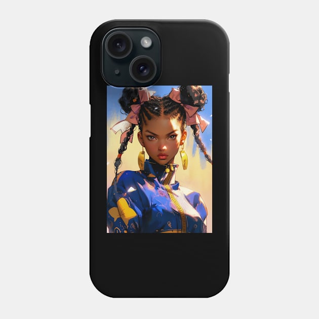 Street Fighter - Chun-Li - #0001 Phone Case by diegosilva.arts