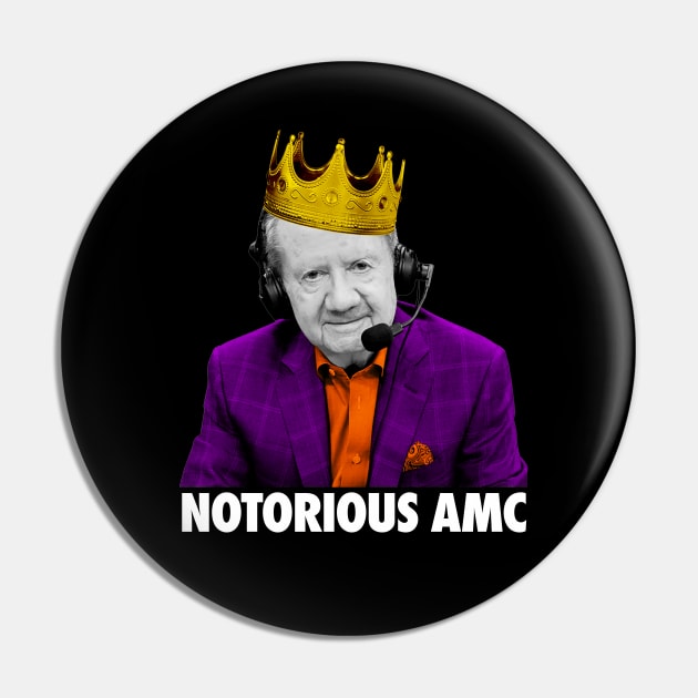 Notorious AMC Purple Variant Pin by LunaGFXD