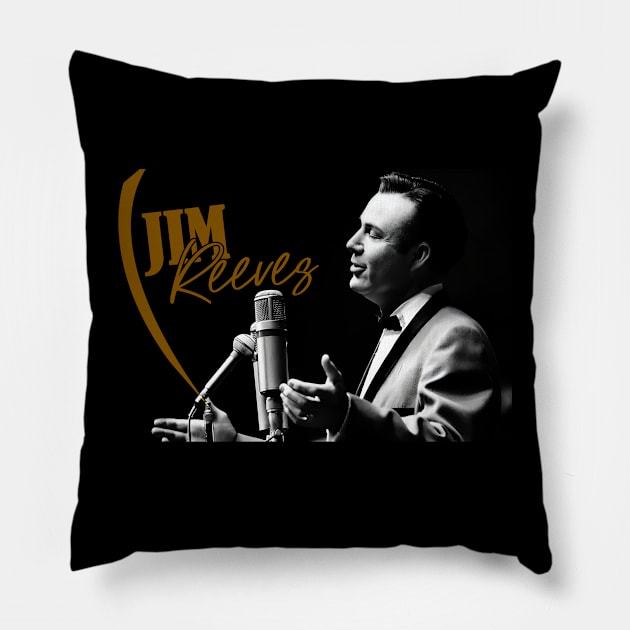 Nyindirprojek jim reeves ds is a sing Pillow by NYINDIRPROJEK