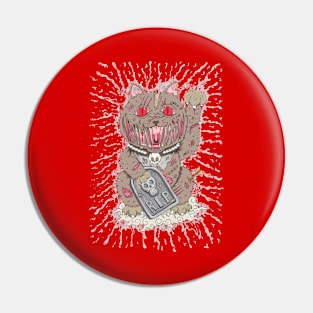 Cat Zombie Pin