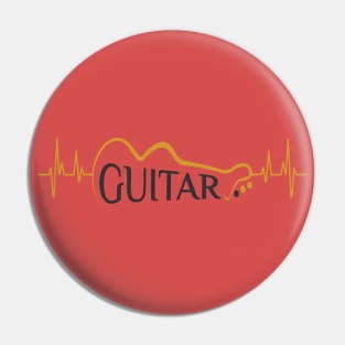 The beat of a guitarist Pin