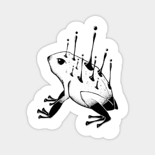 Poisonous Frog Illustration Magnet