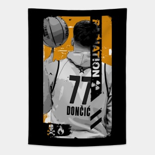 Luka Doncic Fanart Tapestry