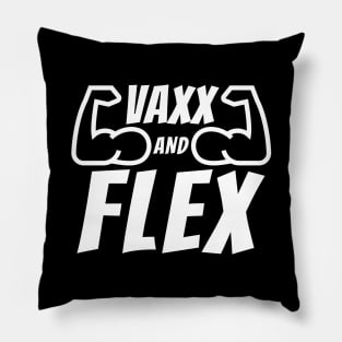 Vaxx and Flex White Pillow