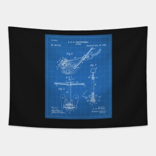 Ships Anchor Patent - Anchor Art - Blueprint Tapestry