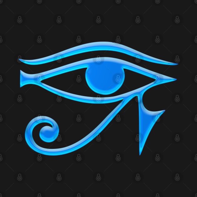 Eye Of Horus Neon Design by Pikmi