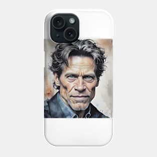 Portrait of Willem Dafoe Phone Case