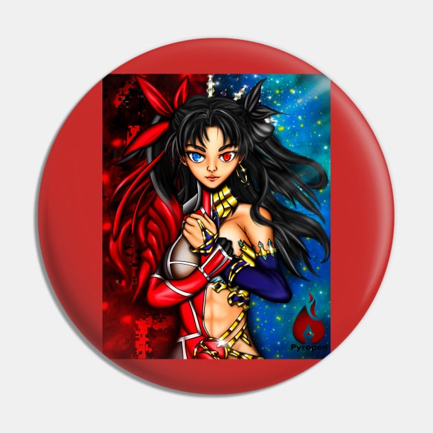 Rin and Ishtar Pin by Pyropen