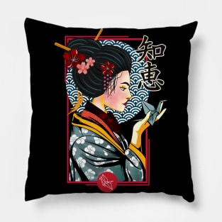 Geisha Origami Pillow