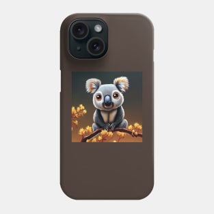 Baby Koala Print Phone Case