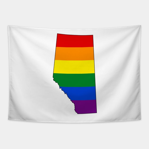 Alberta Pride Tapestry by somekindofguru