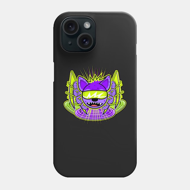 DRUMMING HYPER HYENA Phone Case by MOULE