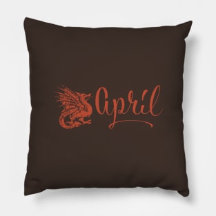 April Cayenne Dragon Pillow