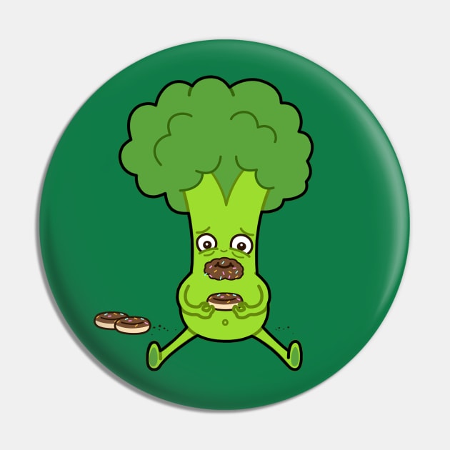 Unhealthy Broccoli Pin by DavidSoames